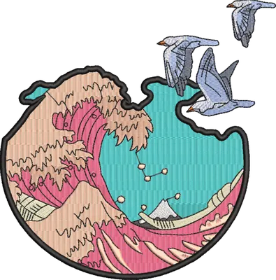 Embroidery design preview 61, Posters, crests & text
